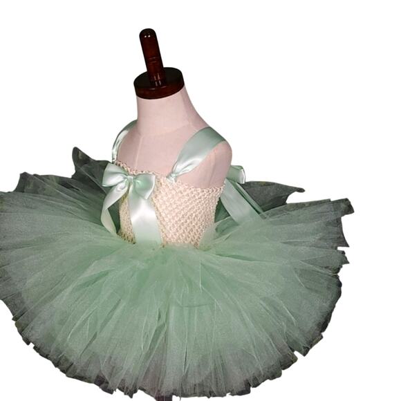 BLACK FRIDAY SALE - Tutu Dress & Headband Set, Lined, Green, Sz 18 Mos. - 3T NWT - Picture 9 of 16